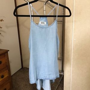 DILLARDS NEW WITH TAGS Chambray Tank Top.